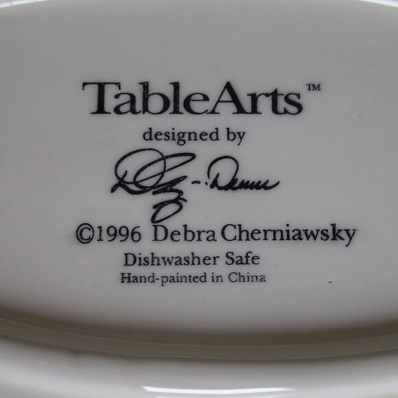 glazed porcelain platter - Picture 4 of 6